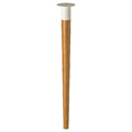 HILVER Leg cone-shaped, bamboo, 70 cm