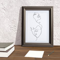 GoodHome Picture Frame Blanton 18 x 24 cm, antique silver