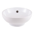 Ceramic Countertop Basin GoodHome Nura 40cm, white