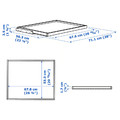 KOMPLEMENT Pull-out tray, white, 75x58 cm
