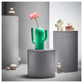 ÄRTBUSKE Vase/watering can, bright green, 24 cm