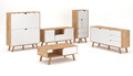 Furniture Set Tokyo 5pcs, craft/matt white