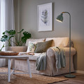 RÖDFLIK Floor/reading lamp, grey-green