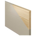 BLÄSTÅSEN Bedside table, grey-beige, 50x37x76 cm