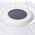 SOLVINDEN LED solar-powered pendant lamp, outdoor/globe white, 45 cm