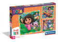 Clementoni Children's Puzzle Dora 3x48 5+