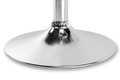Bar Stool, faux leather, black/chrome