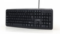 Gembird Standard Wired Keyboard USB KB-U-103, black
