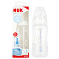 NUK First Choice Plus Baby Bottle with Temperature Control 300ml 6-18m, white