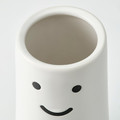 FRÖVÄXT Vase, white, 20 cm