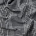 HÄGGVECKMAL Room darkening curtains, 1 pair, dark grey, 145x300 cm