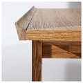 GUTTANE Side table, oak, 58x39 cm