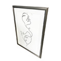 GoodHome Picture Frame Blanton 50 x 70 cm, antique silver