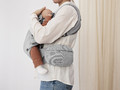 BABYBJORN Pocket Pouch for Baby Carrier, Woven Mélange, Light Grey