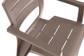 Outdoor Chair JULIE, cappuccino