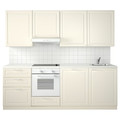 METOD Kitchen, white Maximera/Bodbyn off-white, 240x60x228 cm