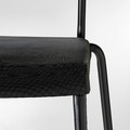 HÅVERUD / STIG Table and 4 stools, black/black, 105 cm