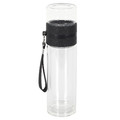 Double Wall Glass Bottle with Infuser