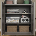 HAUGA Storage combination, grey, 279x46x199 cm