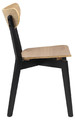 Dining Chair Roxby, natural/black
