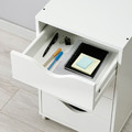 FRIIDROTT Drawer unit on castors, white, 35x56 cm