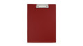 Clipboard Folder A4, PVC, dark red