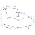STOCKHOLM 2025 1-seat section, Djurmo grey/white