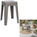 Stool Spectra, plastic, grey