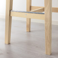 NILSOLLE Bar stool, birch, 74 cm