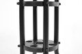 Elegant Outdoor Table with 2 Chairs, Duo 80 cm, grey
