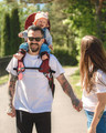 MiniMeis Shoulder Carrier - Burgundy