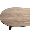 Nest of Coffee Tables, Set of 2, Walnut & Black