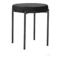 Stool Madonna, velvet, black