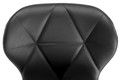 Bar Stool, faux leather, black/chrome