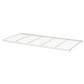JOSTEIN Shelf, wire/in/outdoor white, 77x40 cm