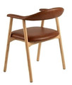 Dining Chair Addi, brandy PU