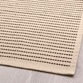STARREKLINTE Rug, flatwoven, natural/black, 120x180 cm