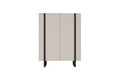 Two-Door Cabinet Verica 120 cm, cashmere/black legs