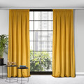 Curtain Rosa 135 x 300 cm, mustard yellow