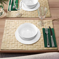 MÄVINN Place mat, handmade, 44x34 cm