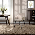 Swivel Dining Chair Clara, beige