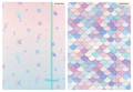Document File Folder with Elastic Band A4 1pc Mermaid, assorted patterns