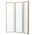 NISSEDAL Mirror combination, white stained oak effect, 130x150 cm