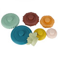 Bam Bam Stacking Tower Rings Pastel 6m+