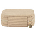 Jewellery Box Velour, corduroy, beige