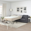 VIMLE 3-seat sofa-bed, Gunnared medium grey