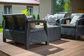 Outdoor Furniture Set CORFU BOX, graphite