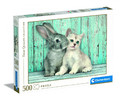 Clementoni Jigsaw Puzzle Cat & Rabbit 500pcs 10+