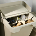 SORTERA Insert with compartments, beige, 38x45x14 cm