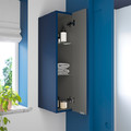 GoodHome Bathroom Wall Cabinet Imandra Slim 20 x 90 x 36 cm, matt dark blue